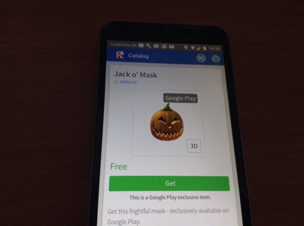 Google Play Exclusive How To Get The Jack O Mask For Free Roblox Space A Roblox Blog